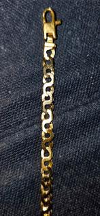 TWEEKLEURIGE ARMBAND IN 18 KARAAT GOUD, Handtassen en Accessoires, Armbanden, Ophalen of Verzenden, Nieuw, Goud