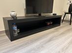 TV-meubel zwart (130 x 30 x 30 cm), Huis en Inrichting, Kasten |Televisiemeubels, Ophalen, 100 tot 150 cm, Zo goed als nieuw, Minder dan 100 cm