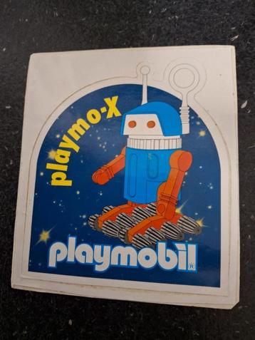 Autocollant vintage rare Playmobil Robot Playmo-X, Enlèvement ou Envoi, Comme neuf, Marque