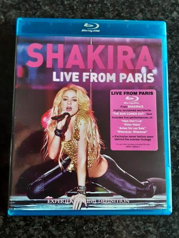 Shakira blu ray live from Paris music  beschikbaar voor biedingen