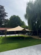 Stretchtent te huur - 7x7m (inclusief verlichting), Tuin en Terras, Partytenten, Ophalen of Verzenden, Zo goed als nieuw