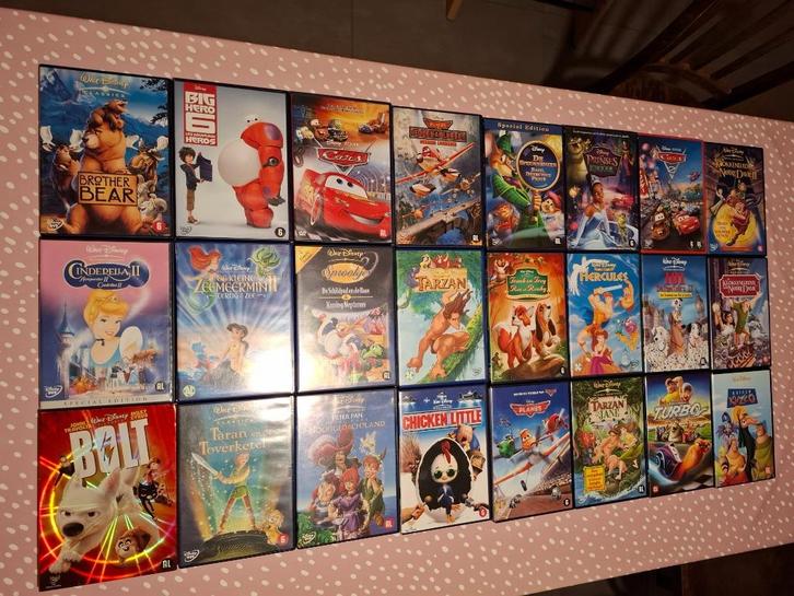 22 disney dvd's, Cd's en Dvd's, Dvd's | Tekenfilms en Animatie, Gebruikt, Tekenfilm, Alle leeftijden, Ophalen