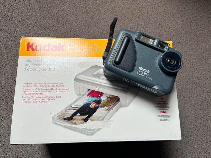 Combi Kodak dc 3200 & Kodak EasyShare 300 dockprinter📷🖨️, Audio, Tv en Foto, Fotocamera's Digitaal, Compact, Kodak, Ophalen