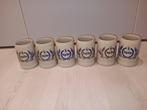 6 chope Jupiler en grès 0.25l, Ophalen of Verzenden, Zo goed als nieuw, Pul(len), Jupiler