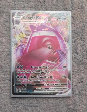 Gengar VMAX 157/264 – Fusion Strike (Full Art / Holo) beschikbaar voor biedingen