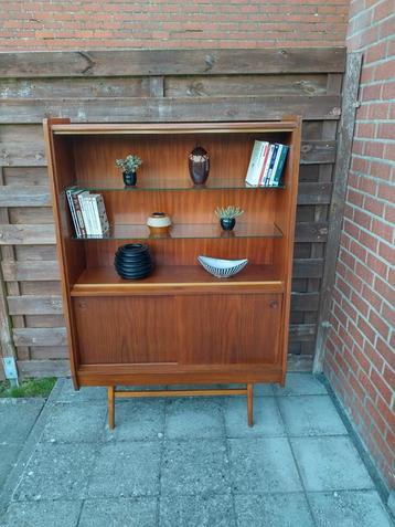 Buffet / Highboard scandinave vintage, Enlèvement, Comme neuf, Teck