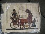 Dessin sur papyrus Égypte - avec certificat, Antiquités & Art, Enlèvement ou Envoi