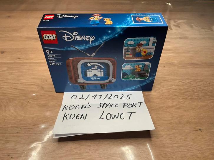 Lego Disney 40774 Klassieke animatiescenes, Kinderen en Baby's, Speelgoed | Duplo en Lego, Nieuw, Lego, Complete set, Ophalen of Verzenden