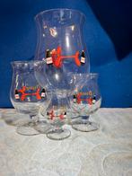 Duvel glazen Duvel and Art set van 4, Verzamelen, Ophalen of Verzenden, Zo goed als nieuw, Duvel