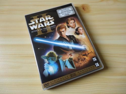 Star Wars II L'attaque des clones (2002) DVD Film, CD & DVD, DVD | Science-Fiction & Fantasy, Comme neuf, Science-Fiction, À partir de 12 ans