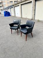 Paire de chaises vintage expo 58, Huis en Inrichting, Stoelen, Ophalen, Gebruikt, Overige kleuren, Twee