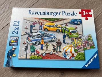 Ravensburger 2 puzzels brandweer en politie