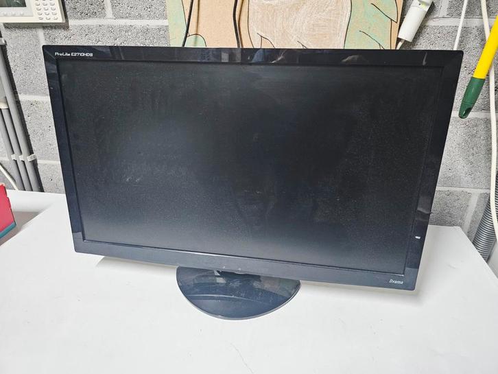 Iiyama ProLite E2710HDS-scherm — 27" Full HD, Computers en Software, Monitoren, Refurbished, 60 Hz of minder, DVI, HDMI, VGA, Gaming