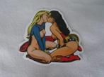 sticker supergirl- wonderwoman, Ophalen, Zo goed als nieuw, Strip of Tekenfilm