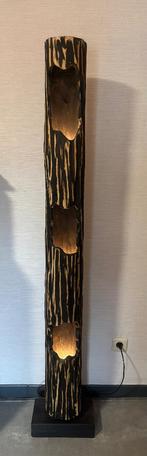 Lampe sur pied, Landelijk,rustiek,natuurlijk alsook bohemian of organische sfeer, Comme neuf, Bois, 150 à 200 cm