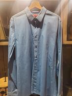 Hemd Hugo Boss, Ophalen of Verzenden, Zo goed als nieuw, Blauw