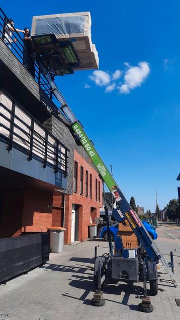 Verhuislift met bediening limburg, Enlèvement