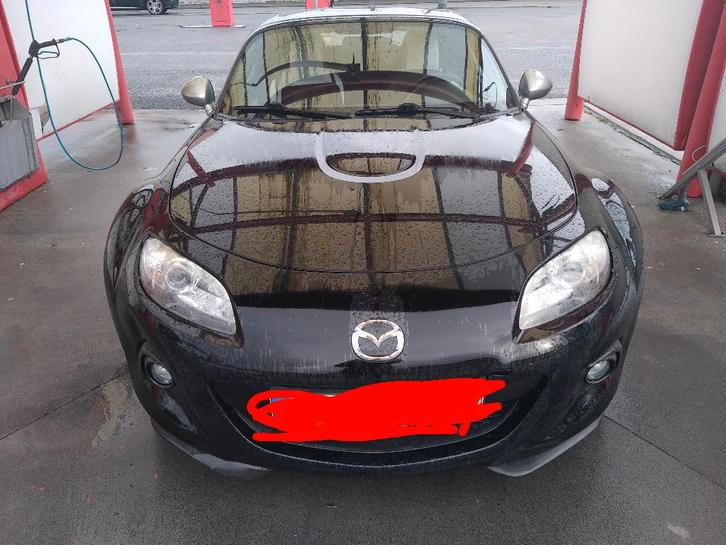 Mazda MX5 NC 2013, Autos, Mazda, Particulier, MX-5, Essence, Euro 5, Cabriolet, 2 portes, Boîte manuelle, Noir, Gris, Cuir, Propulsion arrière