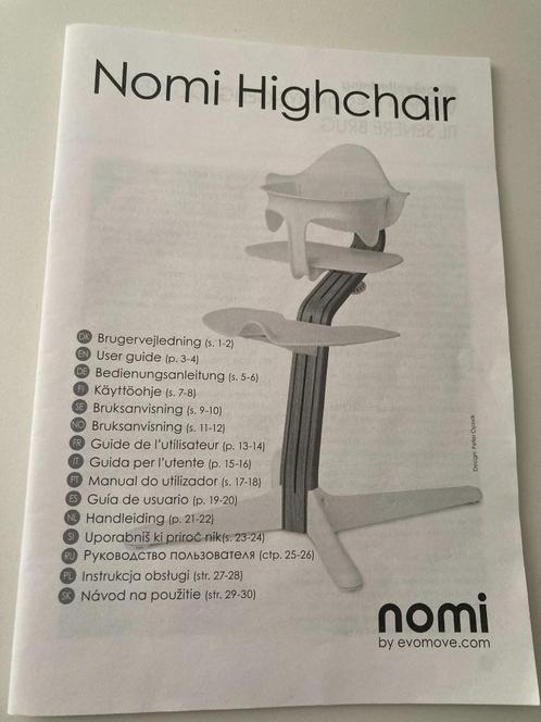 Nomi Highchair kleur WIT, Kinderen en Baby's, Kinderstoelen, Gebruikt, Meegroeistoel, Ophalen