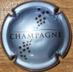 Capsule Champagne de VIGNERONS argent bleuté & noir nr.765, Verzamelen, Wijnen, Ophalen of Verzenden, Nieuw, Frankrijk, Champagne