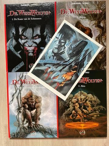 Weerwolven hc compleet 4 delen talent + libris op 250 ex beschikbaar voor biedingen