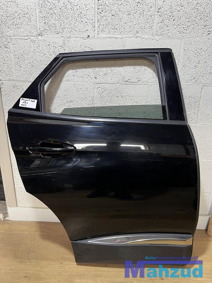 PEUGEOT 3008 2 zwart rechts achter deur 2016-2023, Autos : Pièces & Accessoires, Carrosserie & Tôlerie, Porte, Peugeot, Utilisé