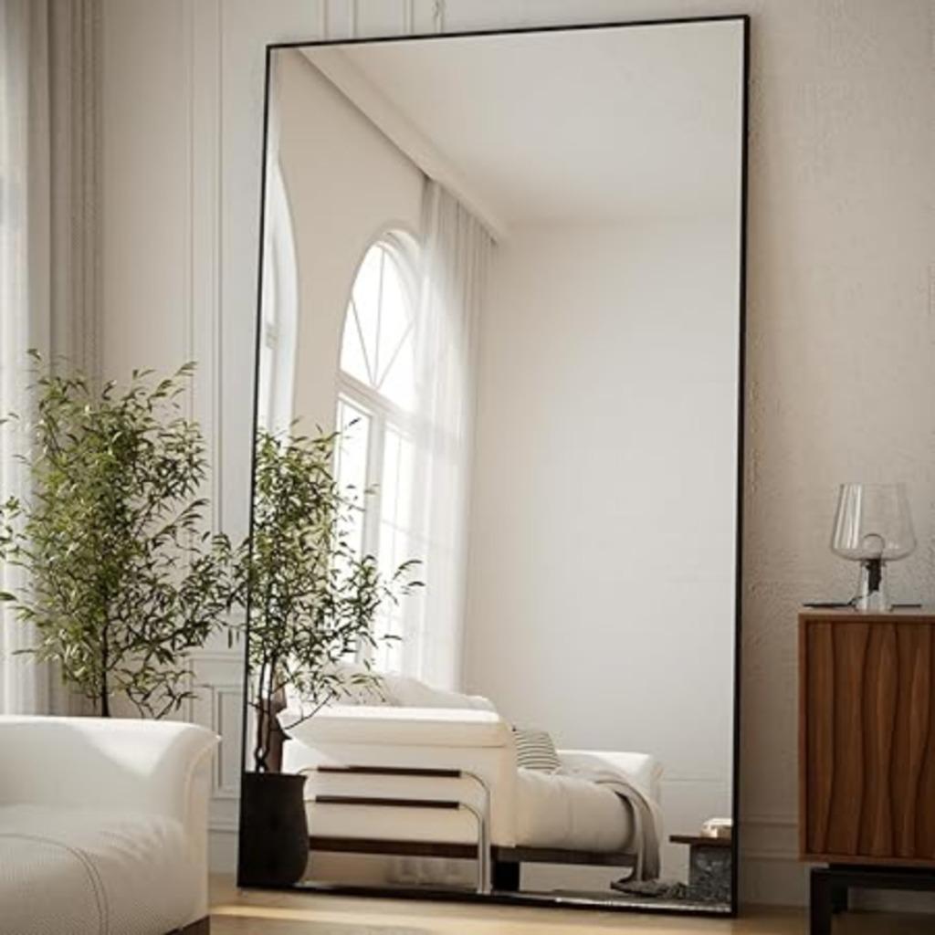 Grote oversized staande spiegel | 102 x 218 cm | Nieuw, Huis en Inrichting, Woonaccessoires | Spiegels, -, -, Nieuw, Beautypeak