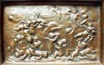 La Rue brons sater met putti 19e., Ophalen of Verzenden