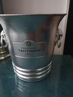 SEAU A CHAMPAGNE Bucket TAITTINGER ALUMINIUM +, Enlèvement, Utilisé, Champagne