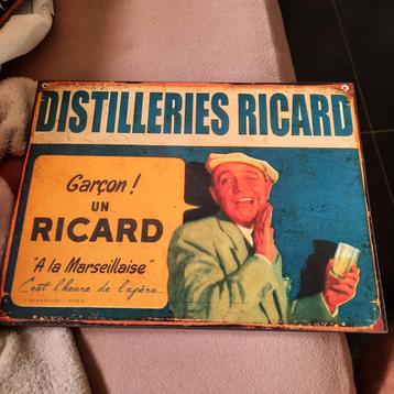 Ricard bord in hout ! 32 ,5 cm x 24 cm . 