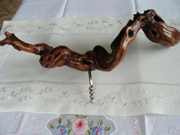 ancien tire-bouchon en cep de vigne, 46 cm, Laurent Sire beschikbaar voor biedingen
