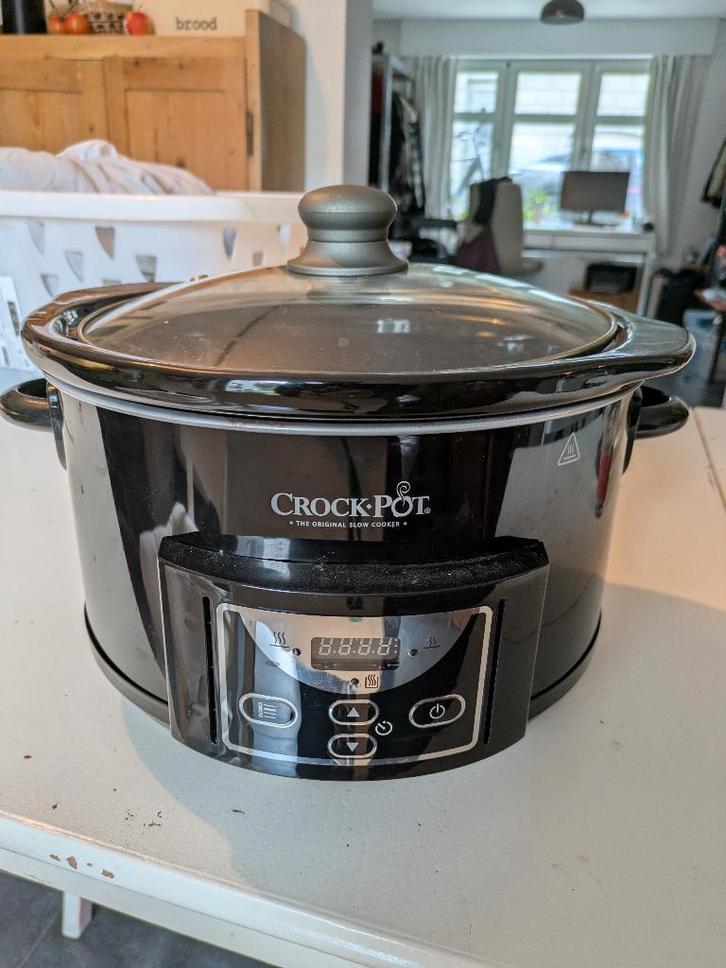 Crockpot slowcooker 4.7l, Elektronische apparatuur, Slowcookers, Zo goed als nieuw, Timer, Ophalen