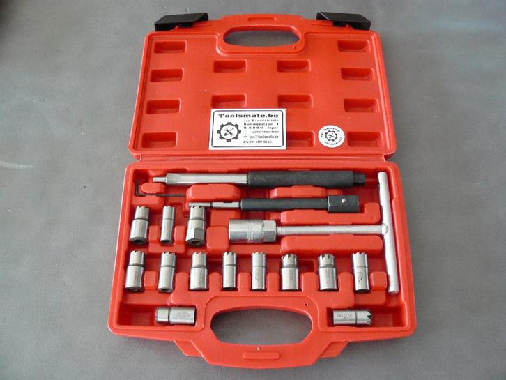 Kit de découpe de siège d'injecteur 17 pièces LIVRAISON GRAT, Autos : Divers, Outils de voiture, Envoi