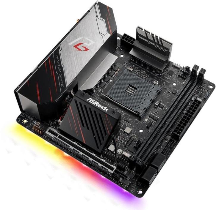 ASRock X570 Phantom Gaming-ITX/TB3, Computers en Software, Moederborden, Zo goed als nieuw, AMD, DDR4, Ophalen of Verzenden