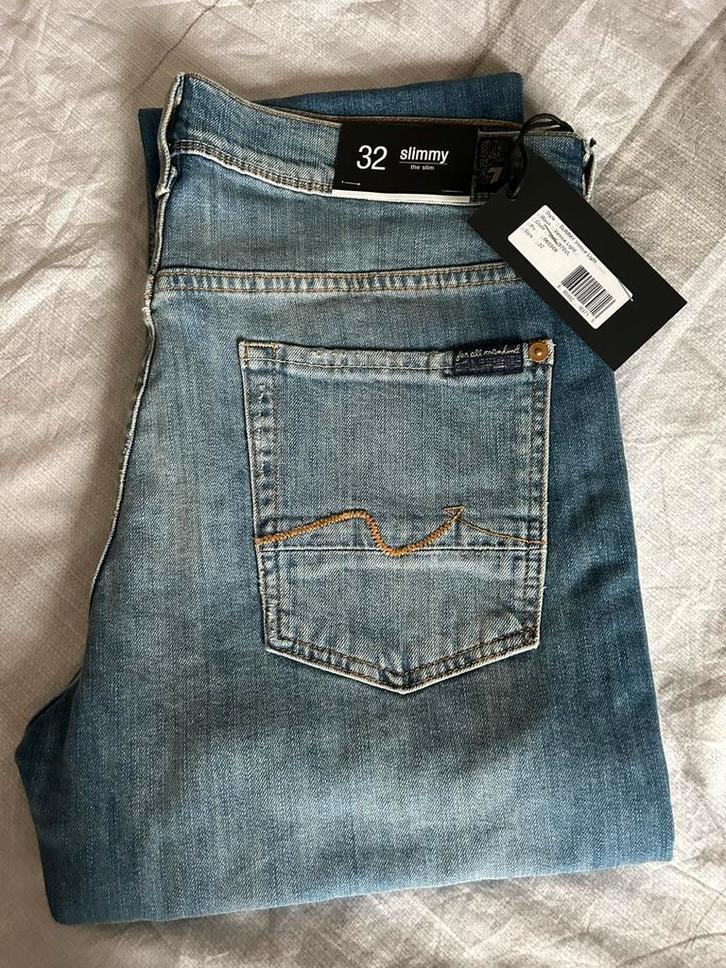 Jeans 7 for all mankind maat 32 heren, Kleding | Heren, Spijkerbroeken en Jeans, Nieuw, W32 (confectie 46) of kleiner, Blauw, Ophalen of Verzenden