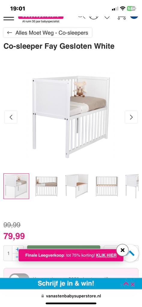 Co-sleeper - wieg, Kinderen en Baby's, Babywiegjes en Ledikanten, Zo goed als nieuw, Wieg, Ophalen