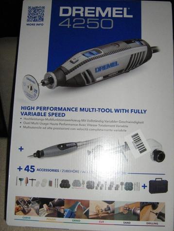 Dremel 4250JF+45-Delige Accessoireset**NIEUW** Doos Sealed beschikbaar voor biedingen
