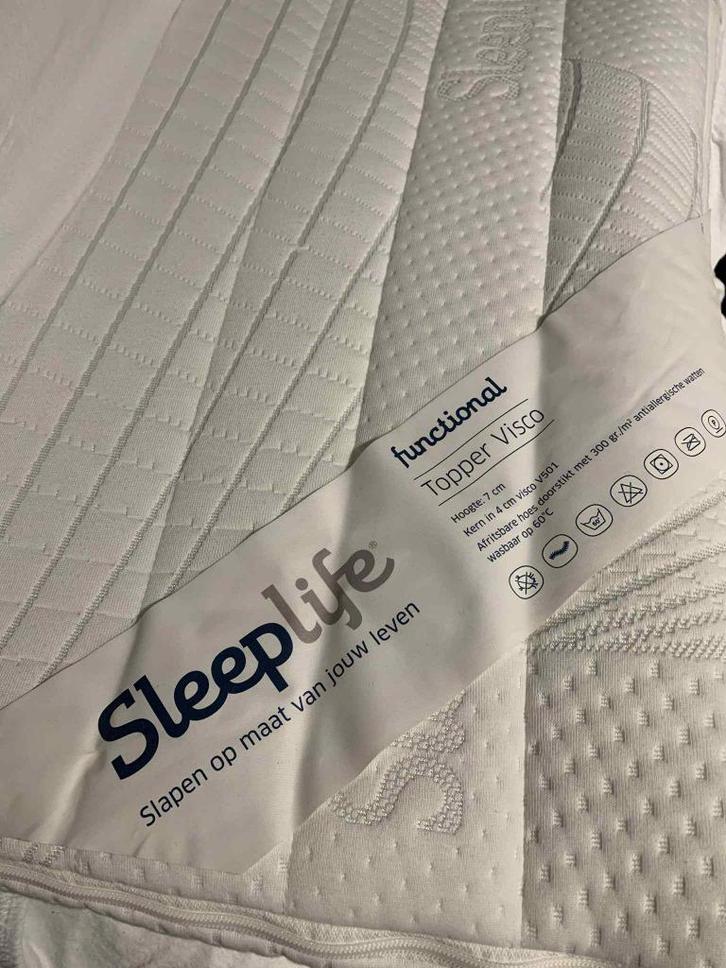 Topper Sleeplife 90x190, hoogte 7 cm, Huis en Inrichting, Slaapkamer | Matrassen en Bedbodems, Zo goed als nieuw, Matras, 90 cm