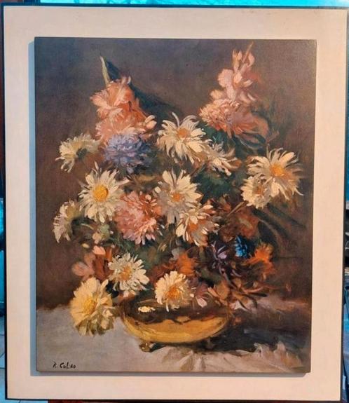 Fleurige Print Stilleven Bloemenboeket, Huis en Inrichting, Woonaccessoires | Overige, Ophalen
