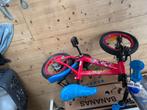 Kinderfiets 12 inch spiderman, Fietsen en Brommers, Fietsen | Kinderfietsjes, Ophalen, Gebruikt, Minder dan 16 inch, Zijwieltjes