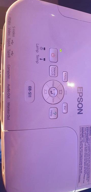 projecteur epson eb-s11 fonctionne correctement utilisation, Enlèvement ou Envoi, Utilisé