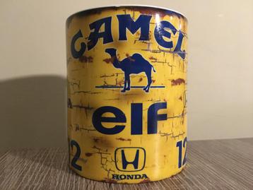  Ayrton Senna Camel mok Formule 1 Vintage Honda F1 NIEUW
