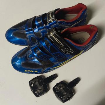 Chaussures de vélo Shimano SH-R150 taille 45 avec jeu de péd