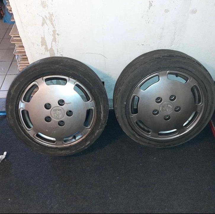5x Porsche Gullideckel velgen, Auto-onderdelen, Banden en Velgen, Velg(en), 16 inch, 225 mm, Gebruikt, Ophalen