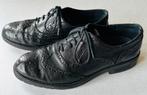 Chaussures mocassins en cuir, marque IGI&co, pointure 39, Gedragen, Blauw