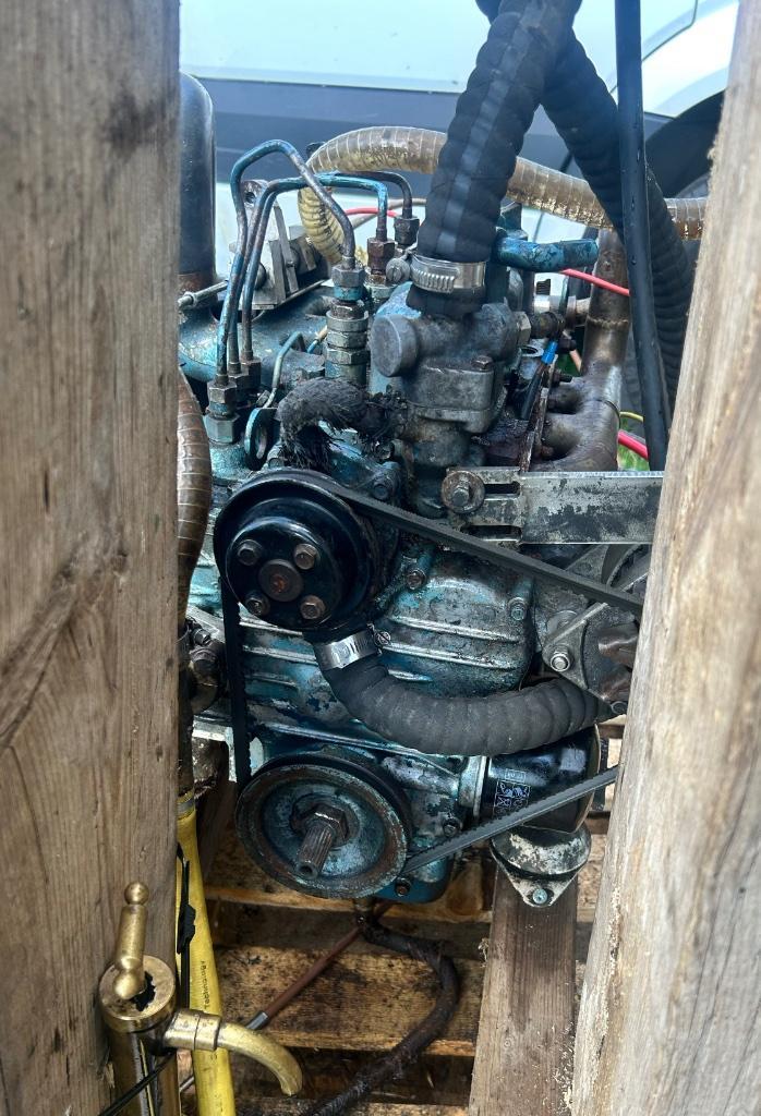 Kubota scheepsdiesel, 3 cilinder, 21 pk, Watersport en Boten, Buiten- en Binnenboordmotoren, Gebruikt, Diesel, Binnenboordmotor