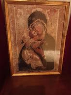 zeer mooie oude ICOON VAN O.L.VROUW VAN VLADIMIR, Antiek en Kunst, Ophalen