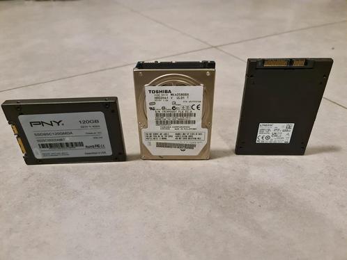 2 SSD’s (PNY, Kingston) en Toshiba HDD, Computers en Software, Harde schijven, Zo goed als nieuw, HDD, SATA, Ophalen of Verzenden