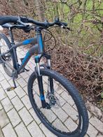 MTB rockrider blauw/grijs met schijremmen, Fietsen en Brommers, Ophalen, Gebruikt