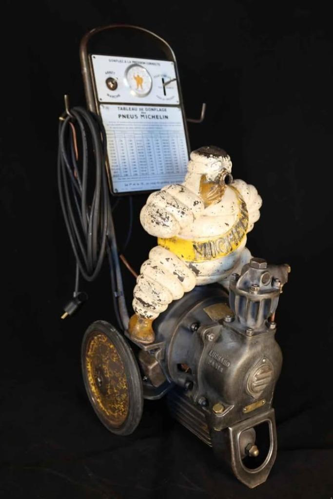 Copie plaque Gonflage compresseur Gonfleur MICHELIN Bibendum, Collections, Collections complètes & Collections, Enlèvement ou Envoi